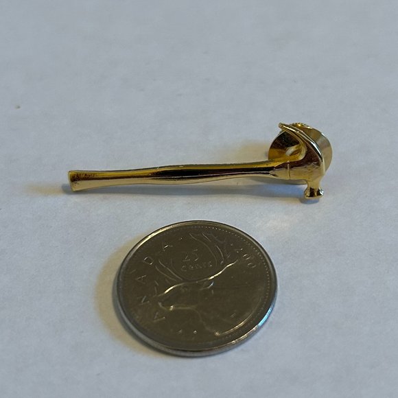 Gold Coloured Hammer Label or Tie Pin - Picture 2 of 5